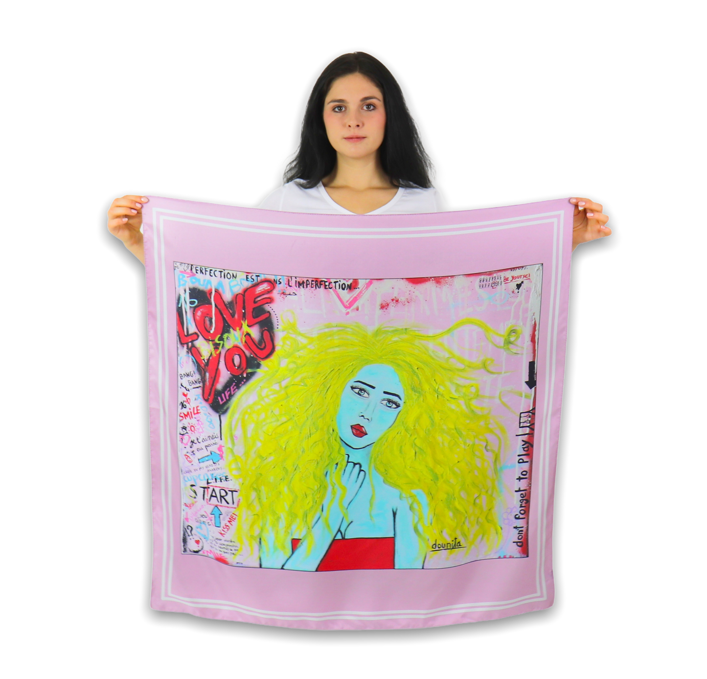 LA ROMANTIQUE Silk Square