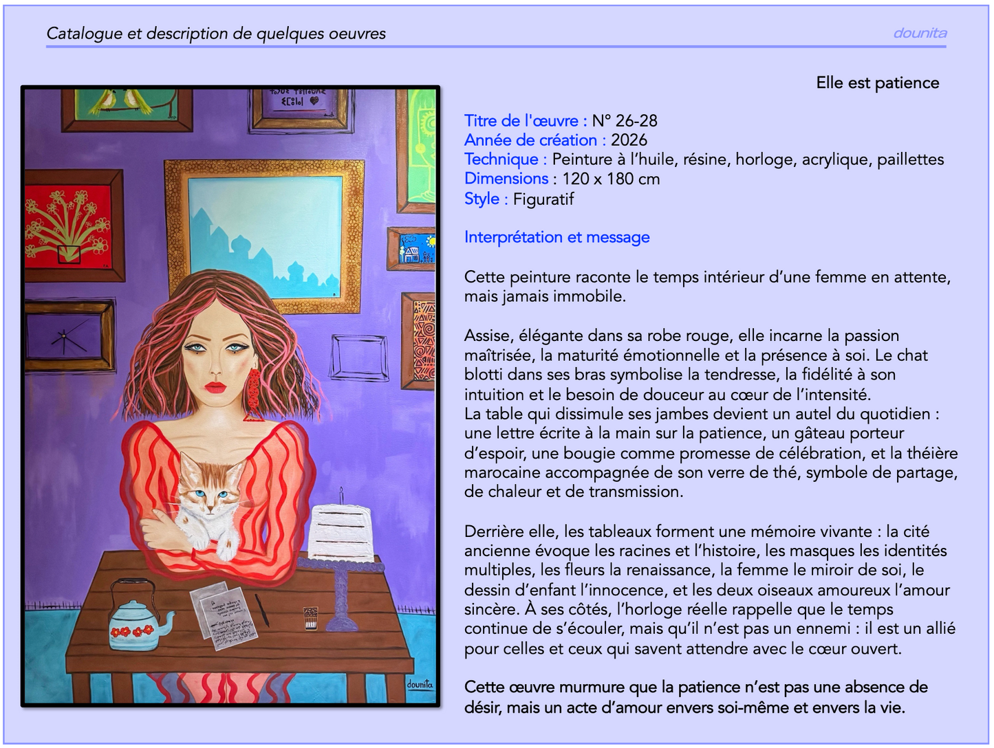 Elle est patience