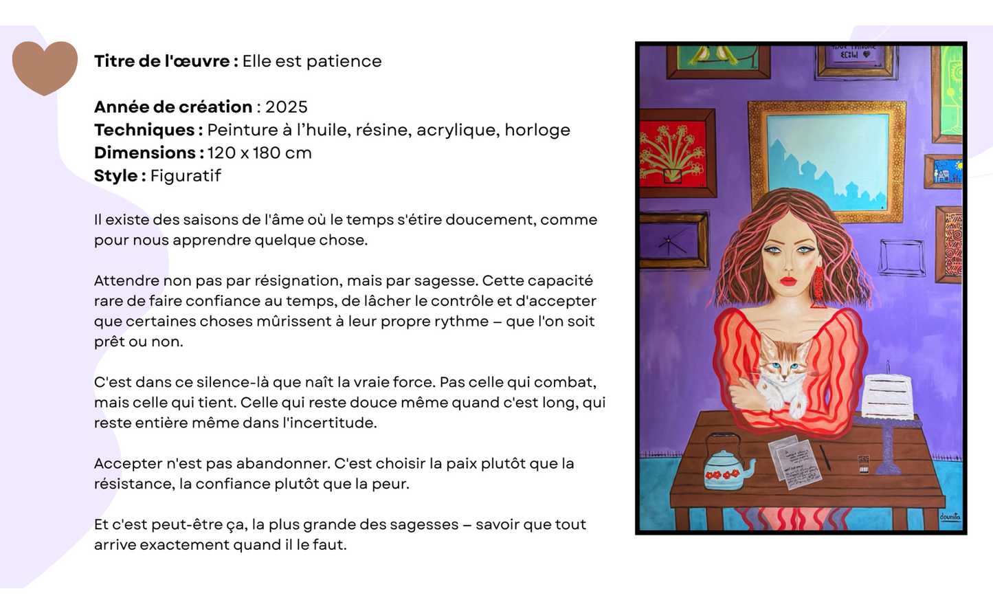 Elle est patience