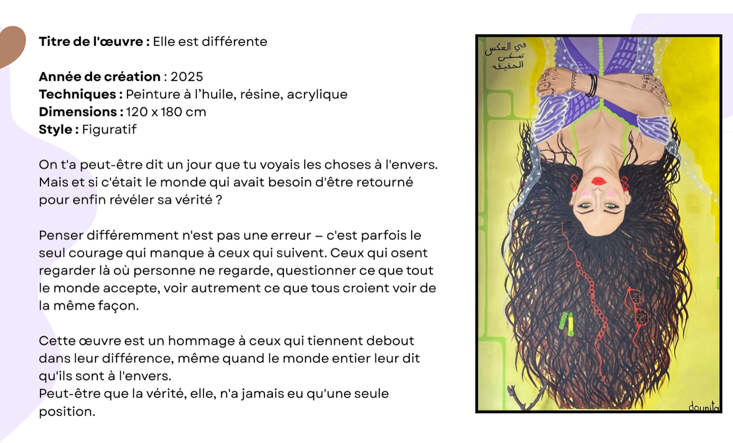 Elle est différente